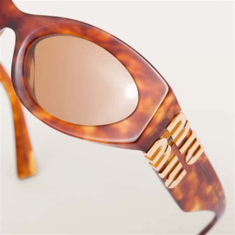 miu miu sonnenbrille beige|Camel Beige Lenses Miu Glimpse Sunglasses .